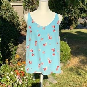 Banana Republic sky blue camisole top. Petite V-Neck Classic Camisole